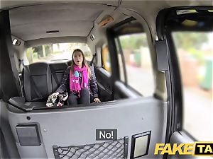 fake taxi european chick drilled with rock rock-hard beef whistle facial cumshot