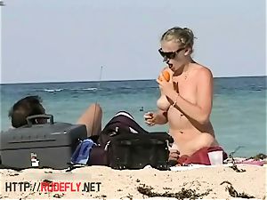 delightful bare beach spycam spy webcam vid
